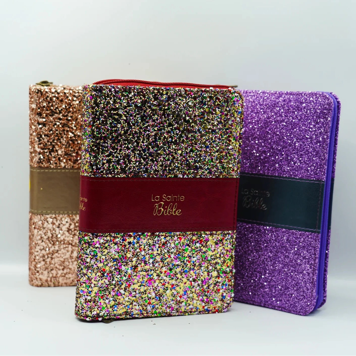 Bible Multicolore pailletée