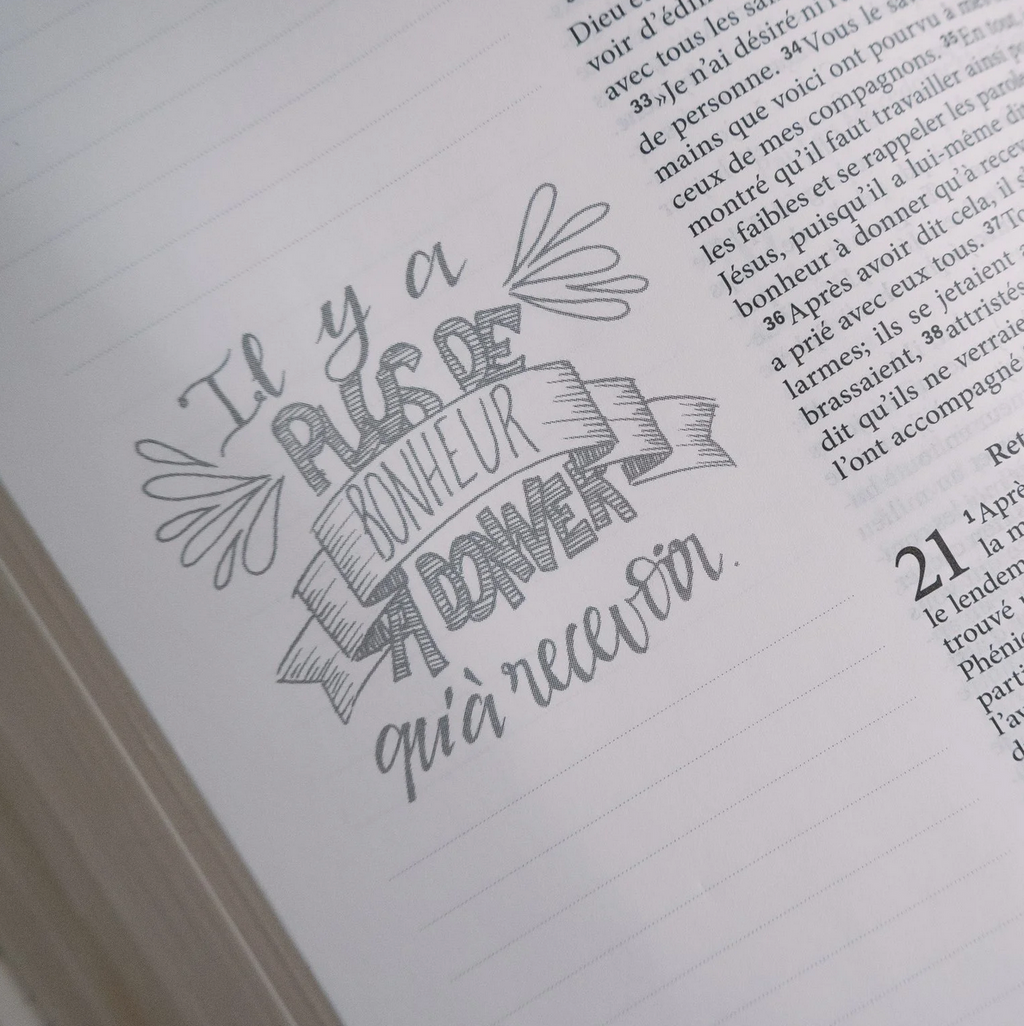 Bible Journal de bord