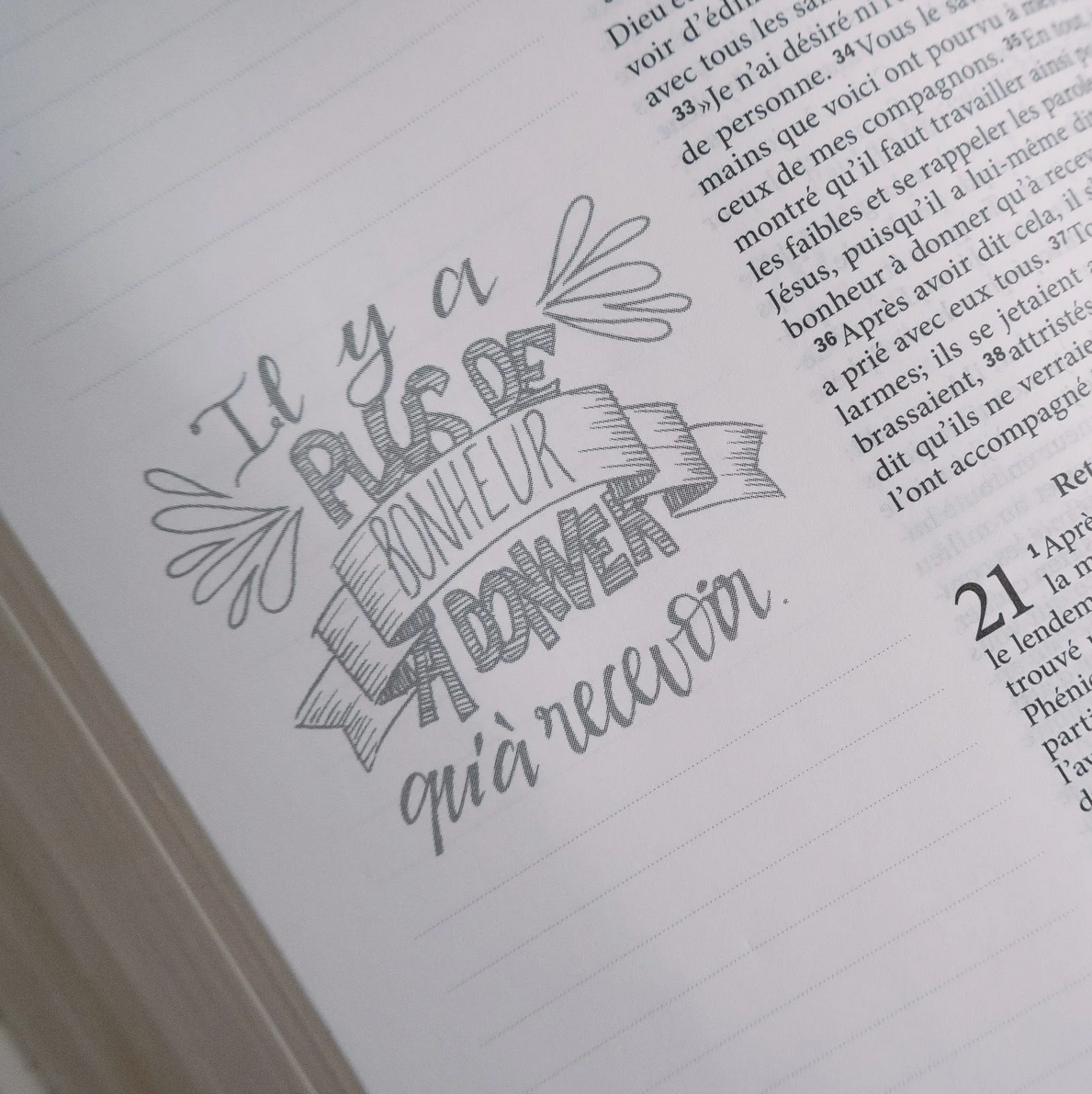 Bible Journal de bord